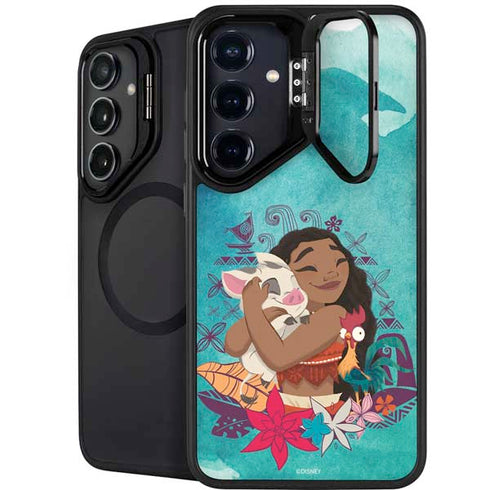 Disney Princess Moana with Pua and Heihei Galaxy S24 FE Kickstand Case
